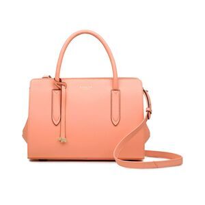 Radley London Liverpool Street Multiway Leather Satchel in Coral Pink